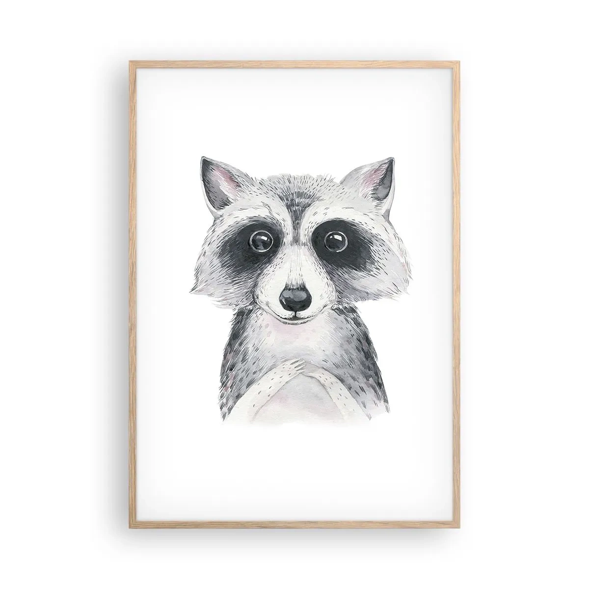 Poster in cornice rovere chiaro - Un attimo di commozione - 70x100 cm