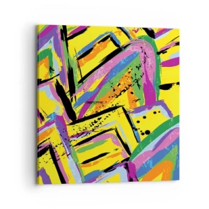 Quadro su tela - Stampe su Tela - Grida di gioia - 70x70 cm