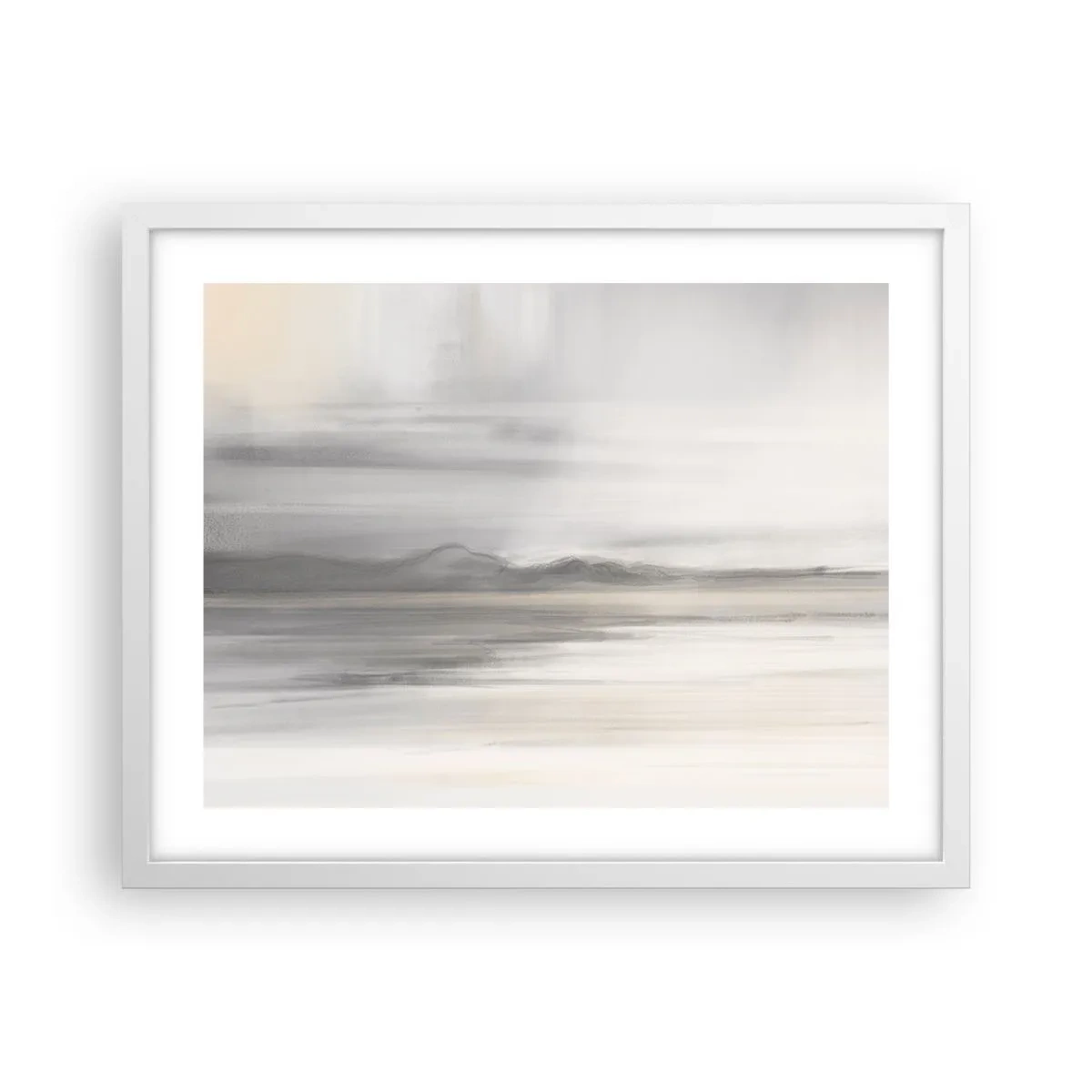Poster in cornice bianca - Orizzonte trasognato - 50x40 cm