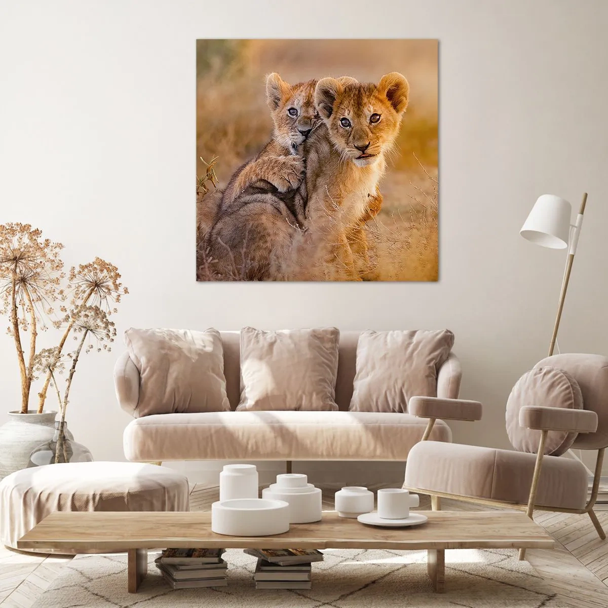 Quadro su tela - Stampe su Tela - Non disturbare! Giochiamo - 40x40 cm