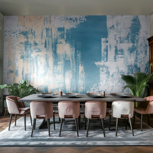 Fotomurali Premium Canvas - Attraverso il ghiaccio - Astrazione, Pezzo, Modello moderno - 450x315 cm