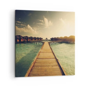 Quadro su tela - Stampe su Tela - Caldo invito - 60x60 cm