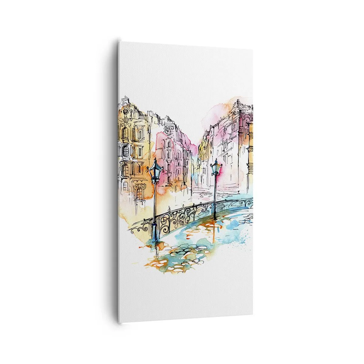 Quadro su tela - Stampe su Tela - Il cuore della città - 65x120 cm