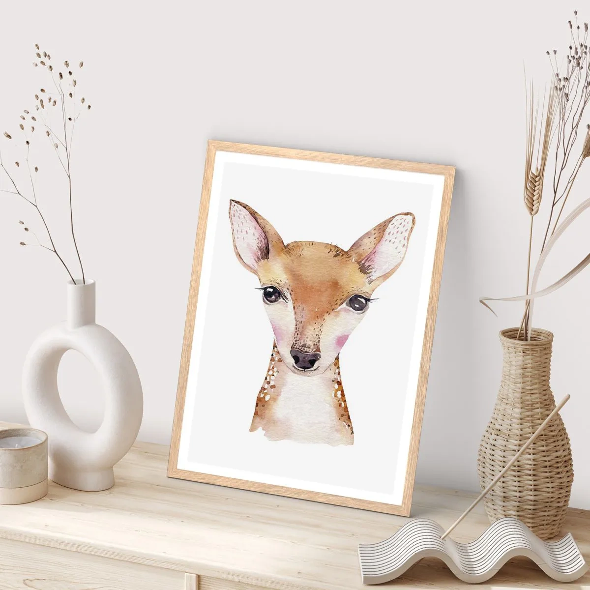 Poster in cornice rovere chiaro - La natura dell'innocenza - 30x40 cm