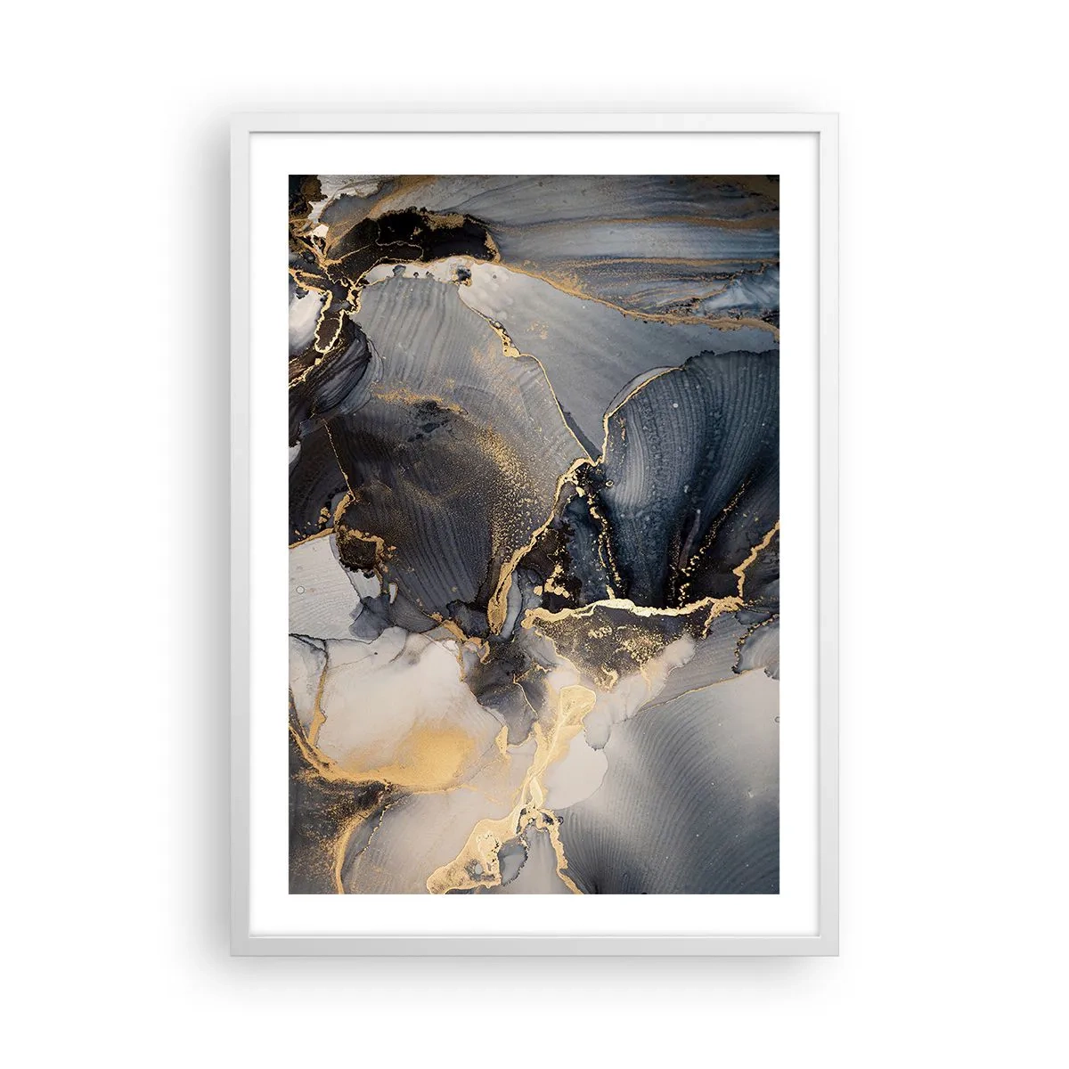 Poster in cornice bianca - Vita di pietra - 50x70 cm