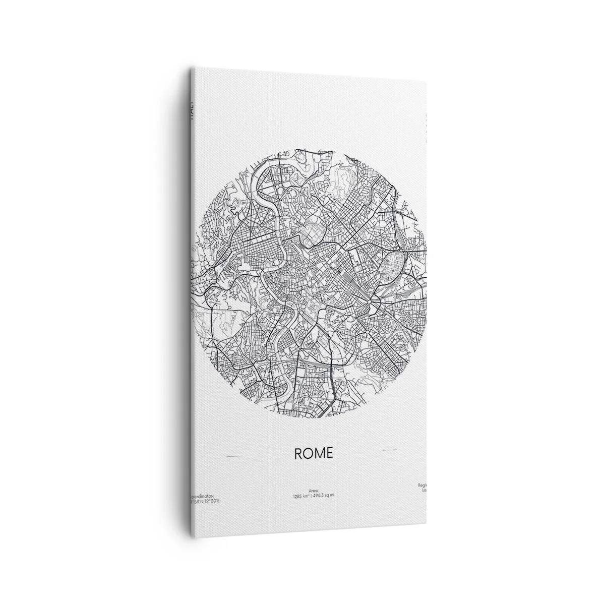 Quadro su tela - Stampe su Tela - Anatomia di Roma - 45x80 cm