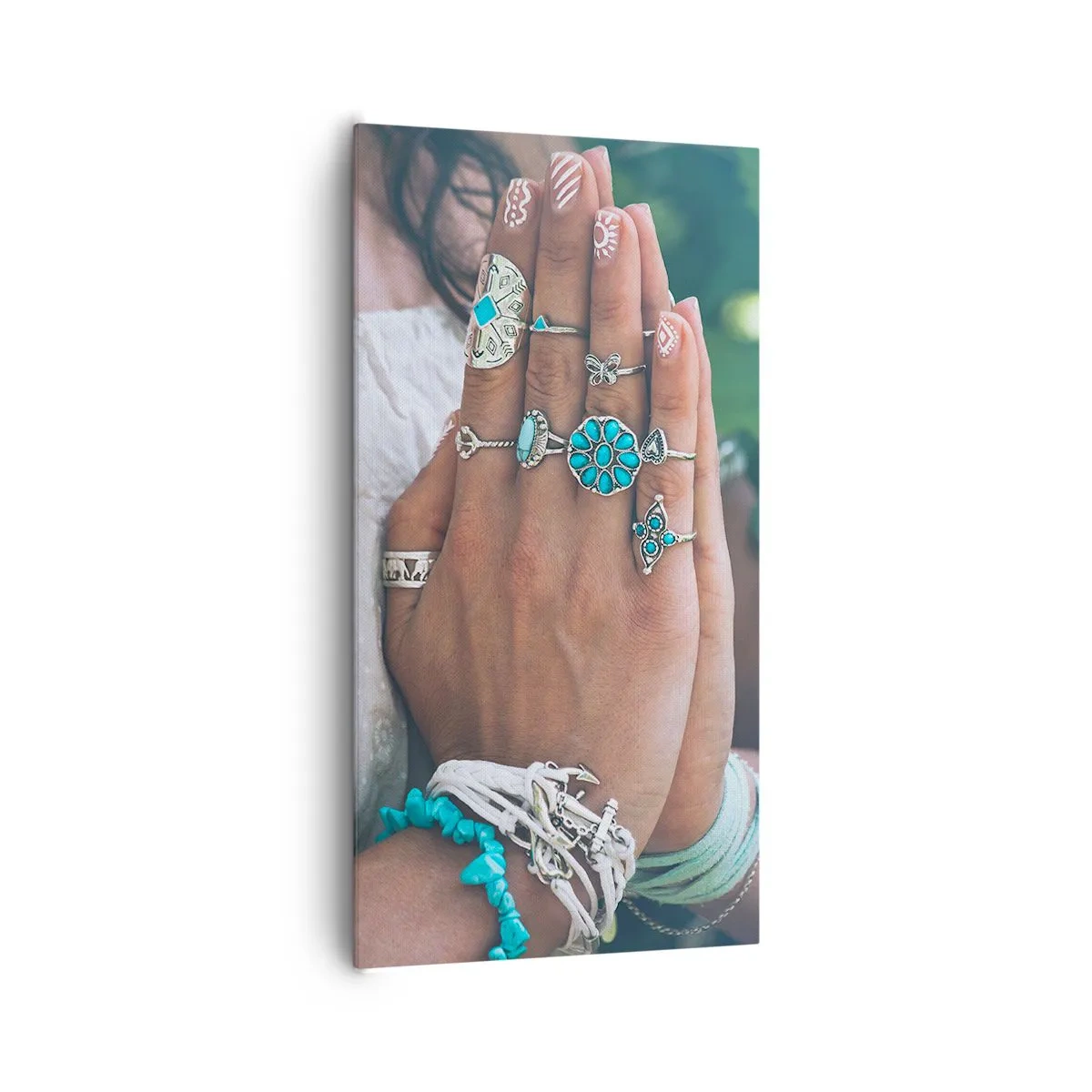 Quadro su tela - Stampe su Tela - Benvenuto al centro dell'essere - 65x120 cm