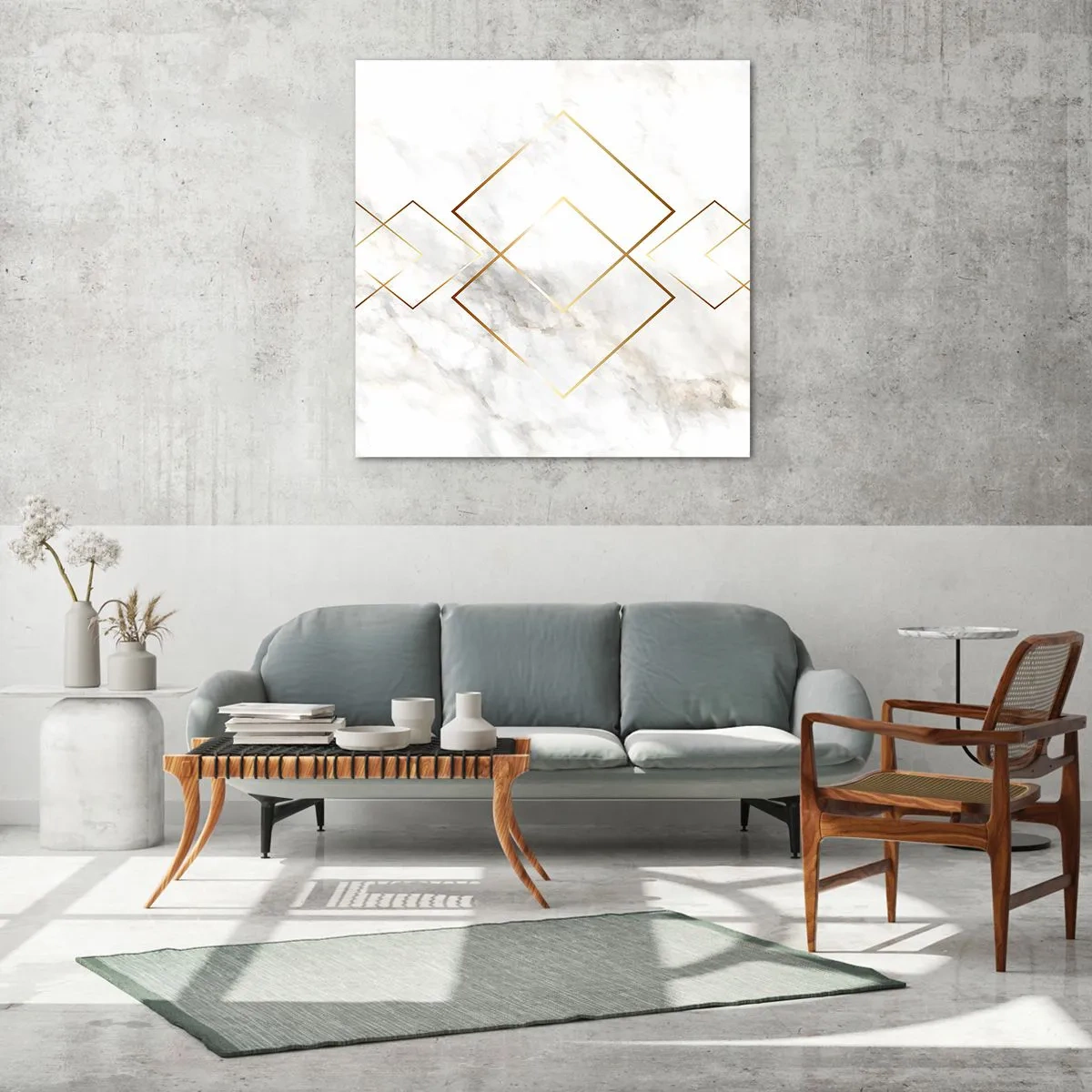 Quadro su vetro - Vista sull'infinito - 60x60 cm