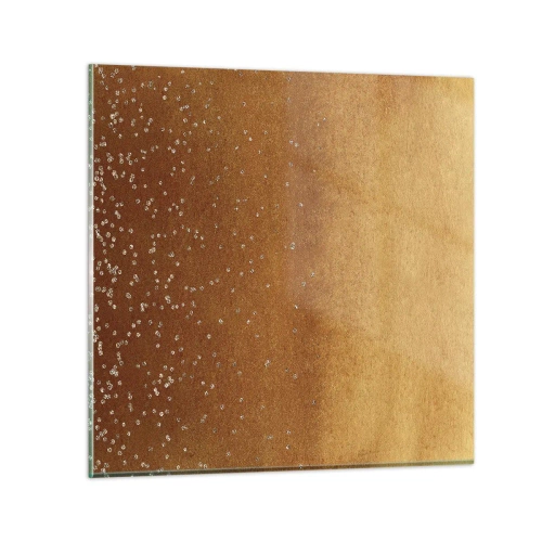 Quadro su vetro - La nascita della luce - 30x30 cm