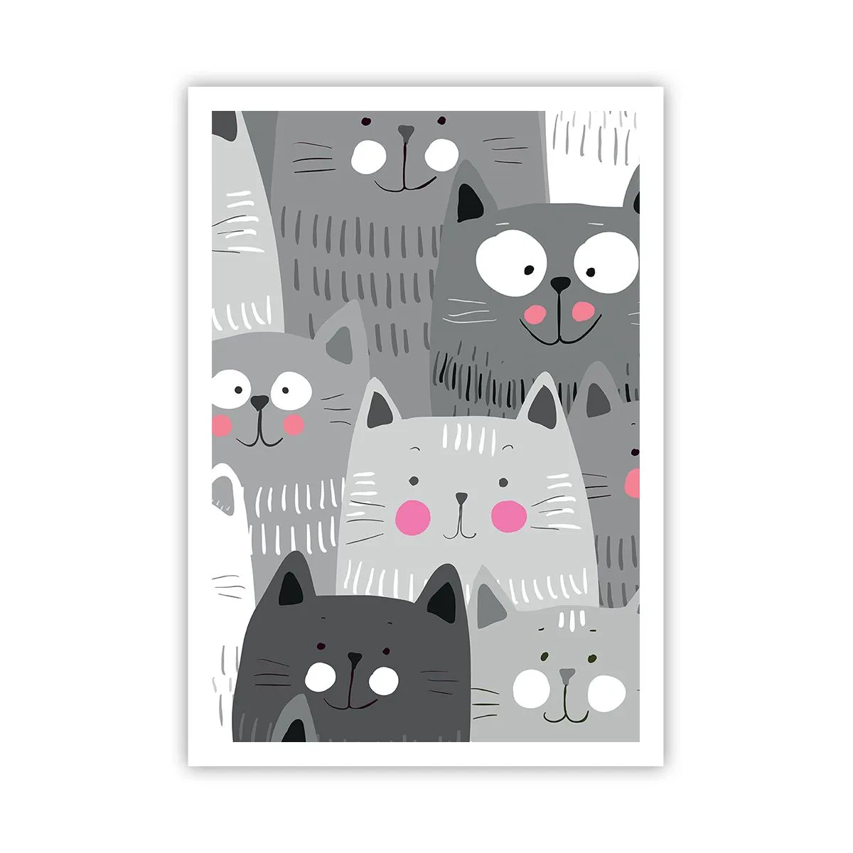 Poster - Il mondo dei gatti - 70x100 cm