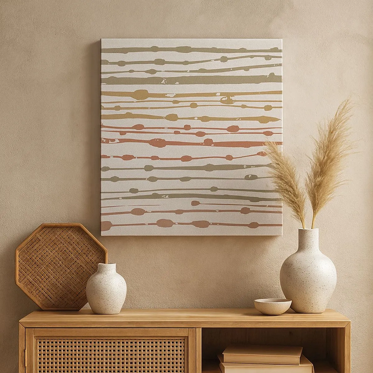 Quadro su tela - Stampe su Tela - La notazione musicale dei colori - 30x30 cm