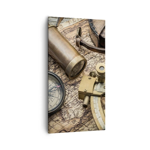 Quadro su tela - Stampe su Tela - Traccia la rotta - 55x100 cm