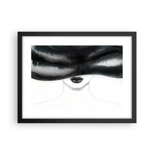 Poster in cornice nera - Il segreto dei sensi - 40x30 cm