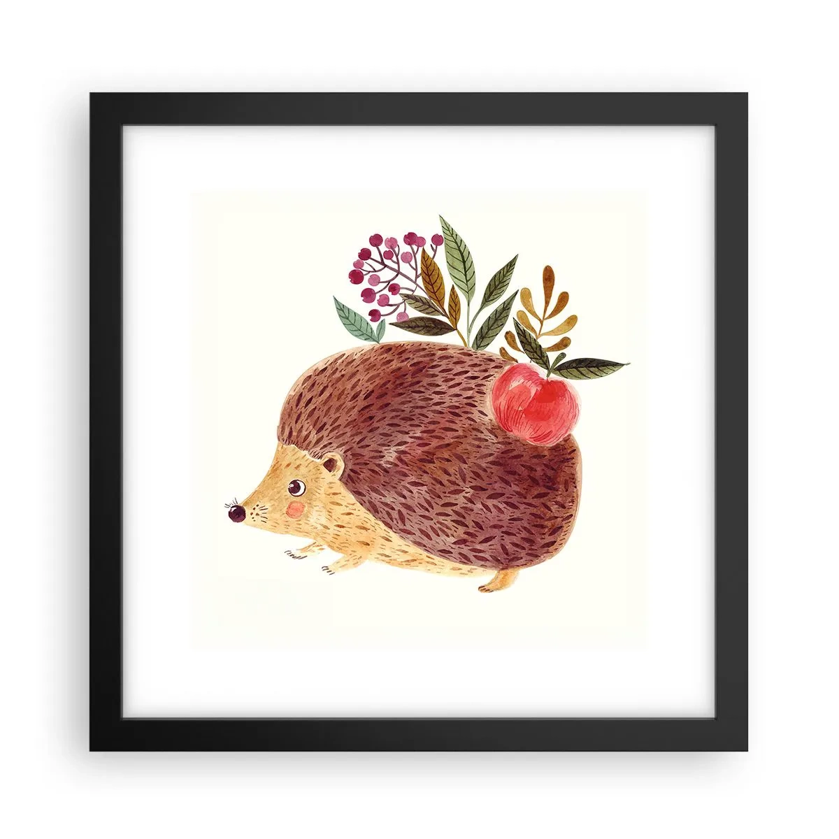 Poster in cornice nera - E mi vuoi già bene - 30x30 cm