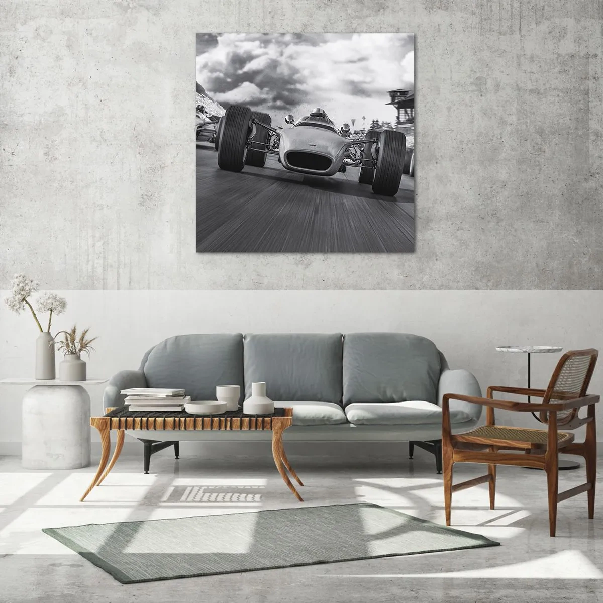 Quadro su vetro - C'è la forza! - 50x50 cm