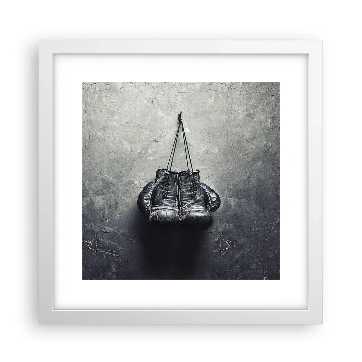 Poster in cornice bianca - Tempo di lotte e tempo di pace - 30x30 cm