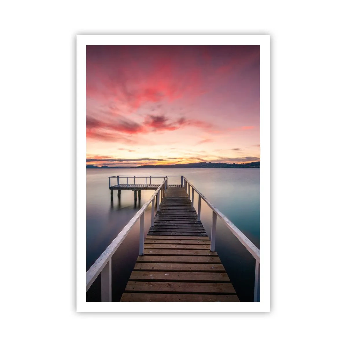 Poster - La fiamma mite della sera - 70x100 cm