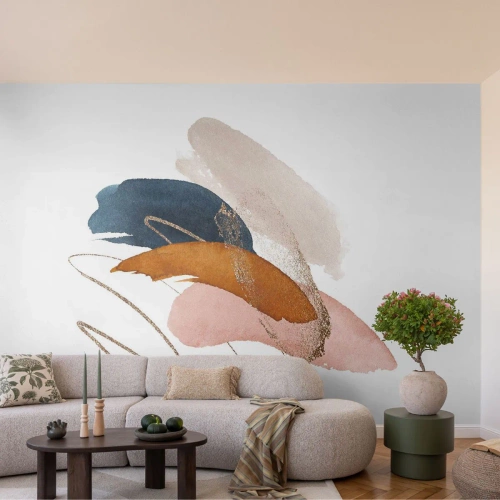 Fotomurali Premium Canvas - Composizione alata - Astrazione, Pezzo, Progetto - 350x256 cm