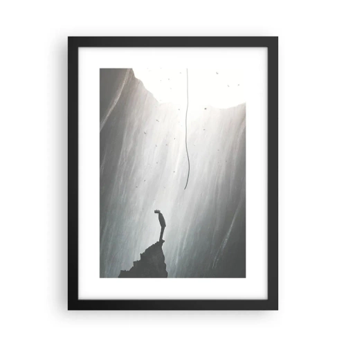 Poster in cornice nera - C'è sempre una via d'uscita - 30x40 cm