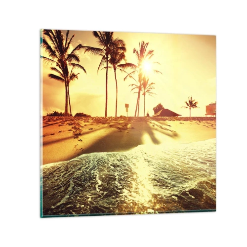 Quadro su vetro - Pomeriggio in California - 70x70 cm