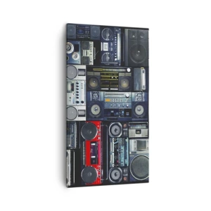 Quadro su tela - Stampe su Tela - Nostalgia degli anni '80 - 45x80 cm