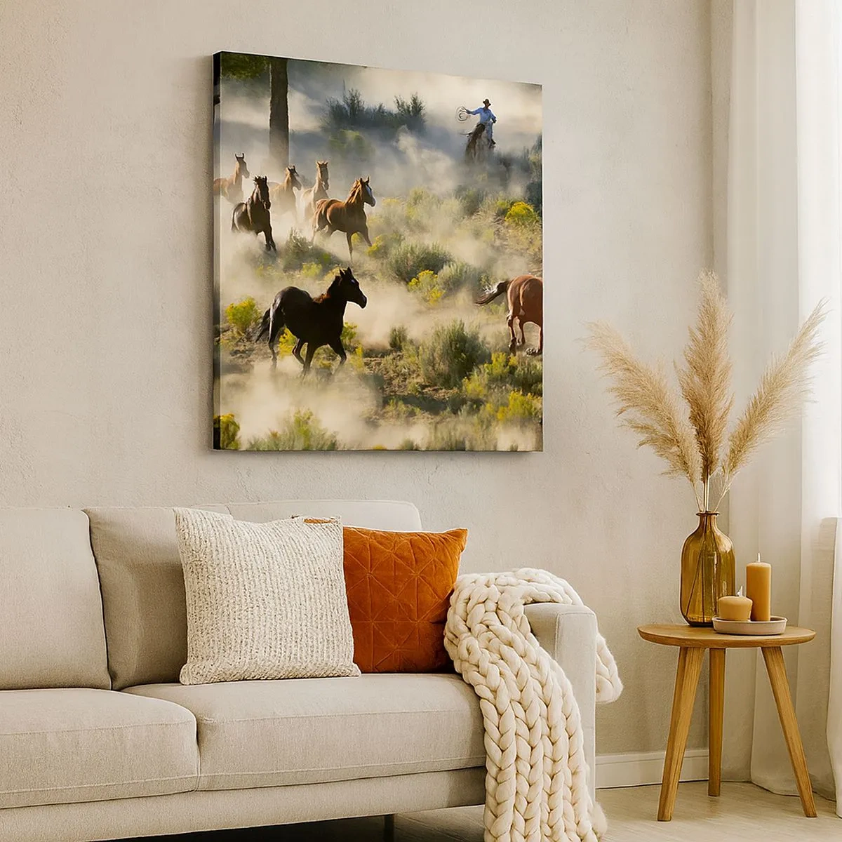 Quadro su tela - Stampe su Tela - Rivalità: libertà o forza mascolina? - 30x30 cm