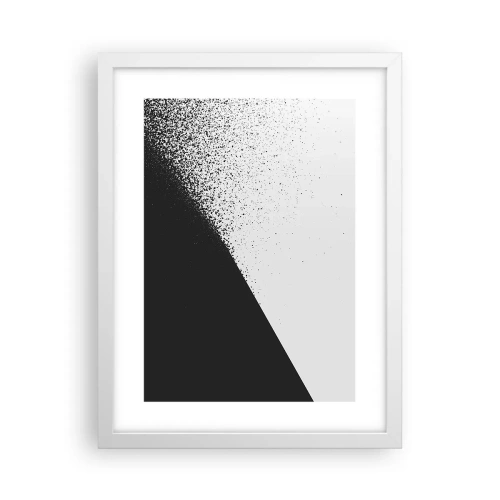 Poster in cornice bianca - Più veloce, sempre di più - 30x40 cm