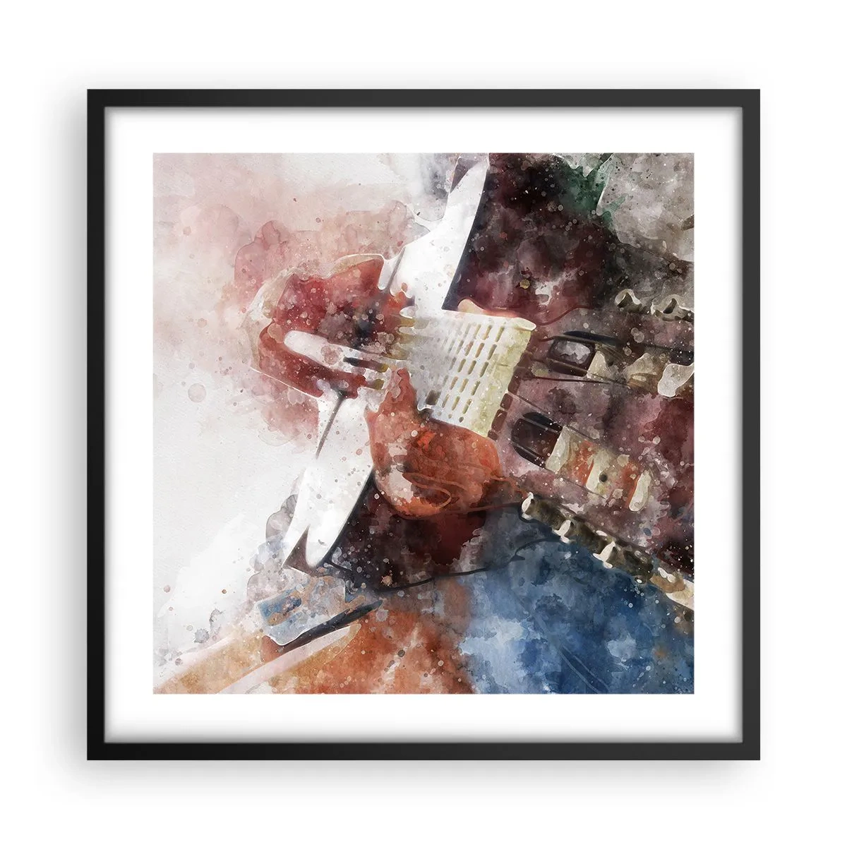 Poster in cornice nera - E tu che ne pensi? - 50x50 cm