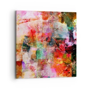 Quadro su tela - Stampe su Tela - Viaggio attraverso le rose - 70x70 cm