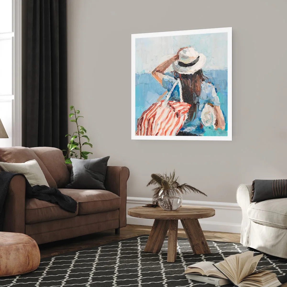 Poster - Benvenuti in vacanza - 40x40 cm