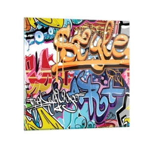 Quadro su vetro - Murali, murali, murali… - 50x50 cm
