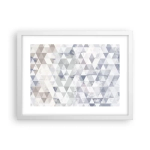 Poster in cornice bianca - Al ritmo di tre - 40x30 cm