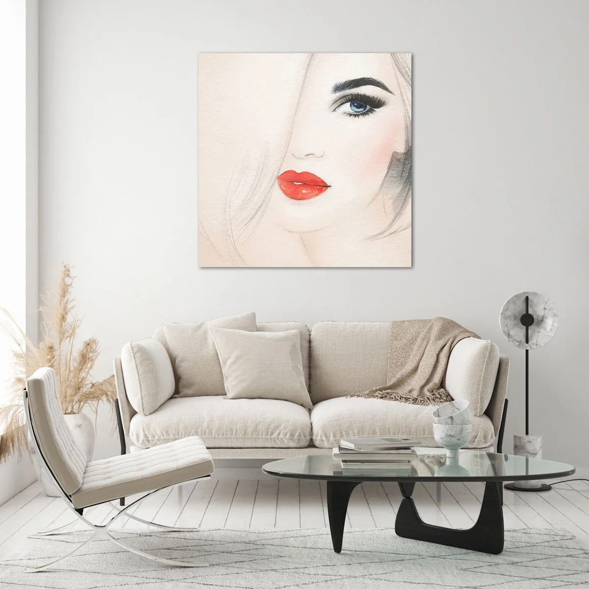 Quadro su vetro - Ipnotizza e inebria - 60x60 cm