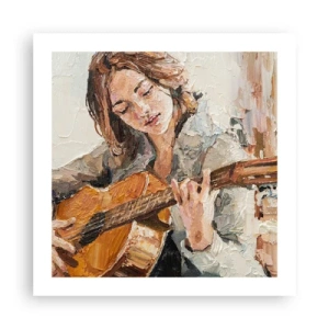 Poster - Concerto per chitarra e cuore di ragazza - 50x50 cm