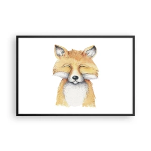 Poster in cornice nera - Umore da volpe - 91x61 cm
