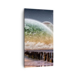 Quadro su tela - Stampe su Tela - E il mondo emerse dalle acque - 55x100 cm