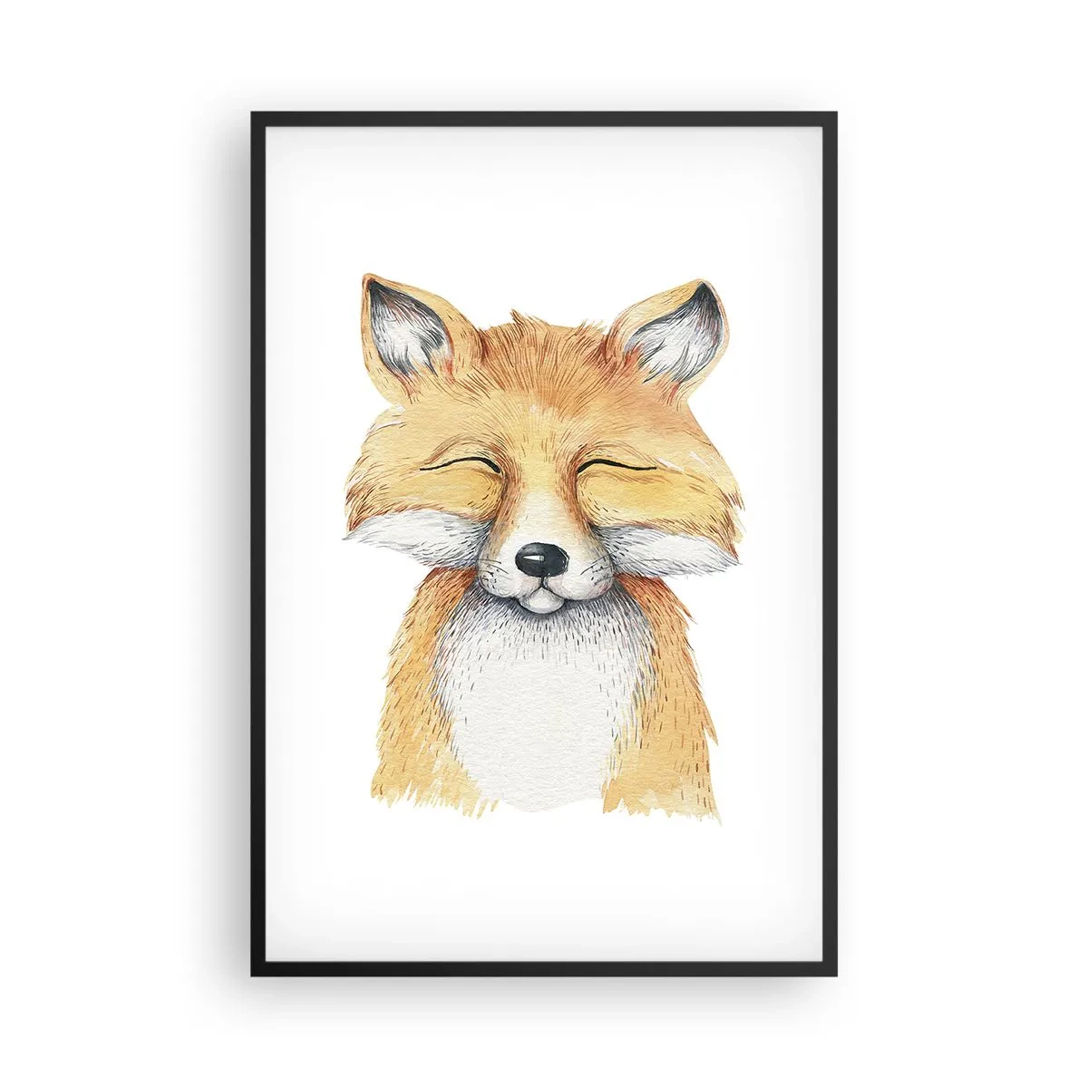 Poster in cornice nera - Umore da volpe - 61x91 cm