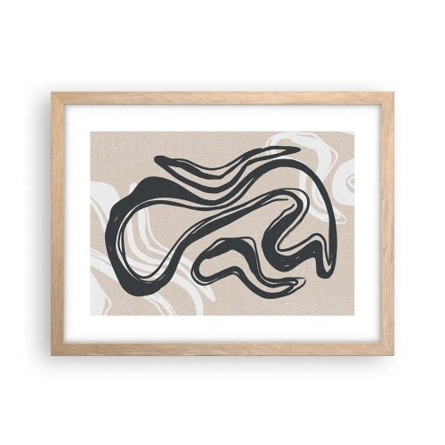 Poster in cornice rovere chiaro - Espressione moltiplicata - 40x30 cm