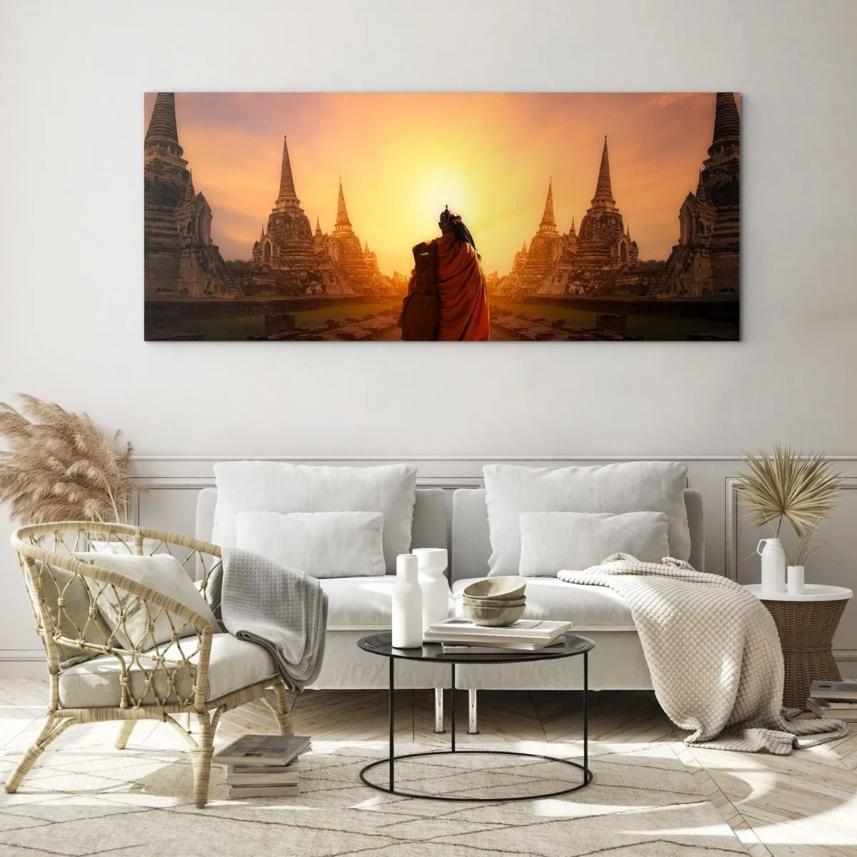 Quadro su vetro - In pace per l'eternità - 100x40 cm