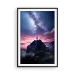 Poster in cornice nera - E ha sentito la vita - 61x91 cm