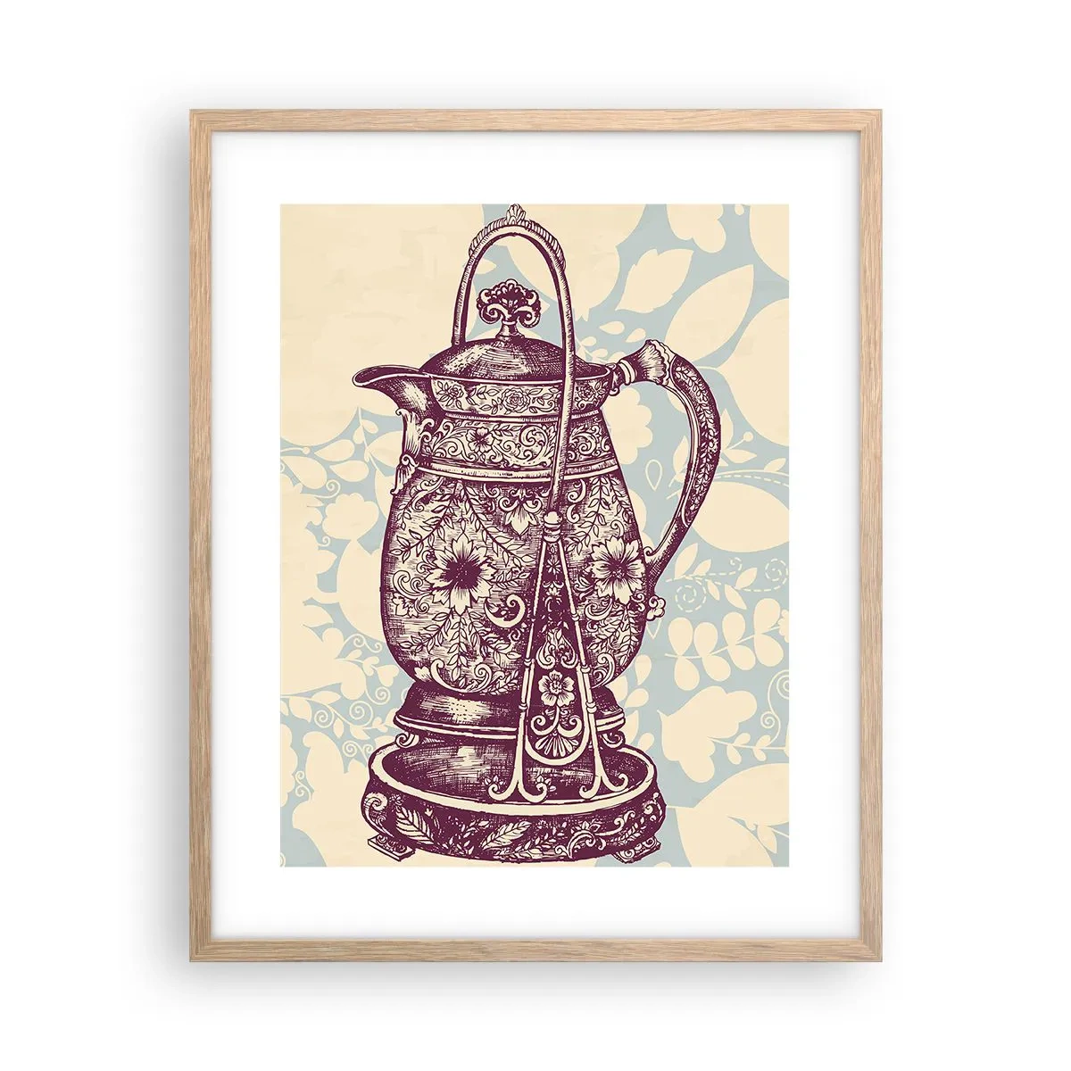 Poster in cornice rovere chiaro - La bellezza del quotidiano - 40x50 cm