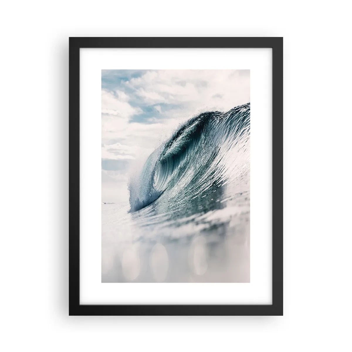 Poster in cornice nera - Cima d'acqua - 30x40 cm