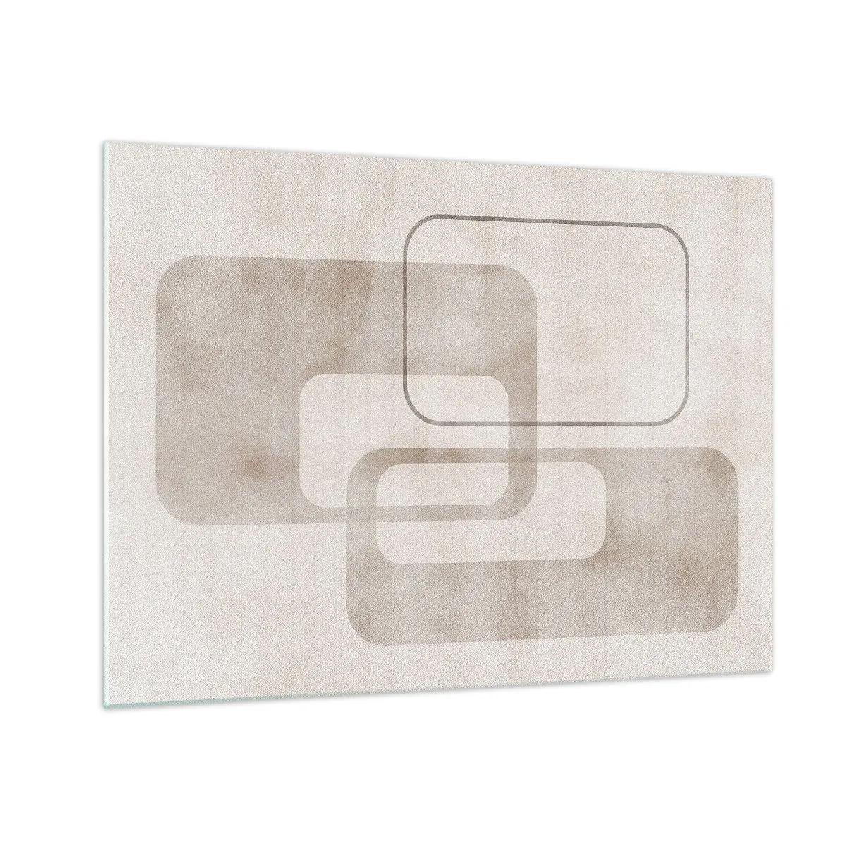 Quadro su vetro - Giunti geometrici - 70x50 cm
