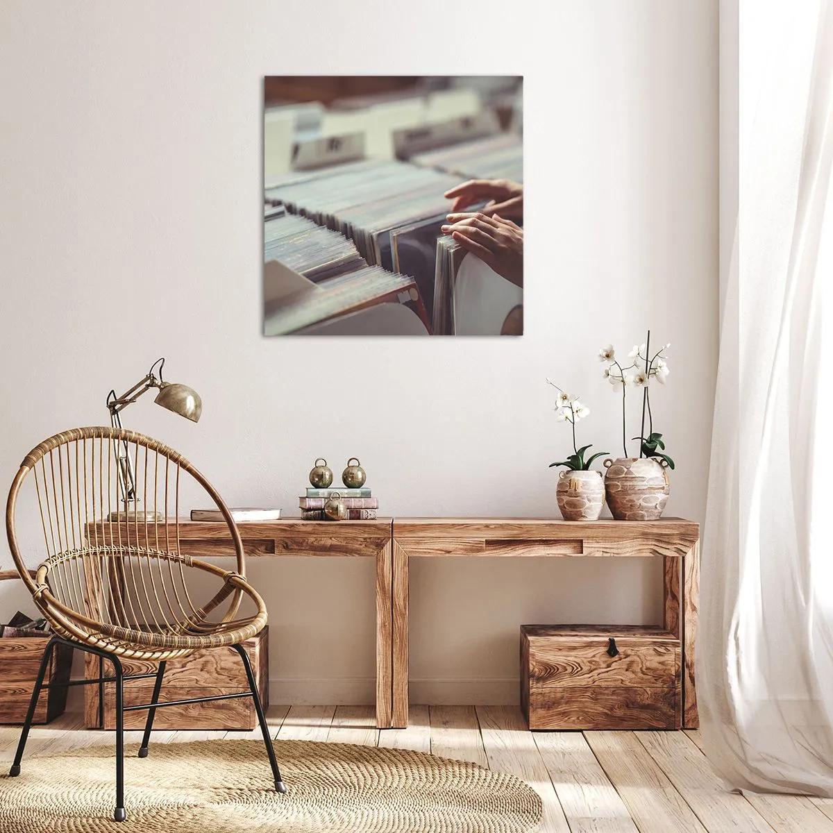 Quadro su tela - Stampe su Tela - Alla ricerca di emozioni - 30x30 cm