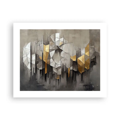 Poster - Composizione di ghiaccio e luce - 50x40 cm