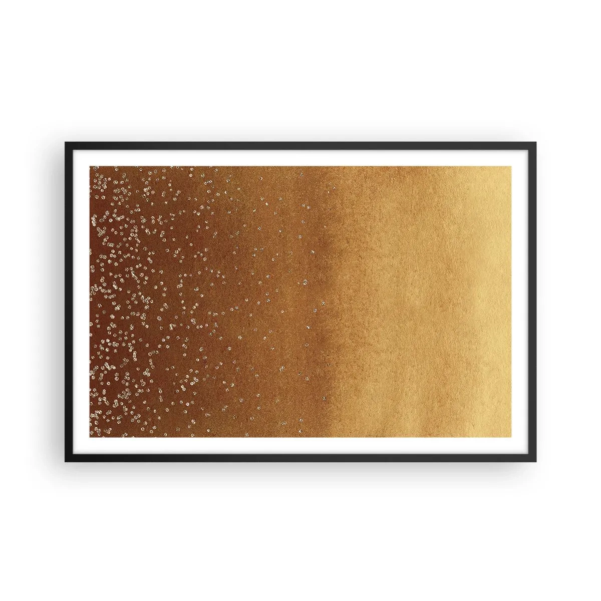 Poster in cornice nera - La nascita della luce - 91x61 cm
