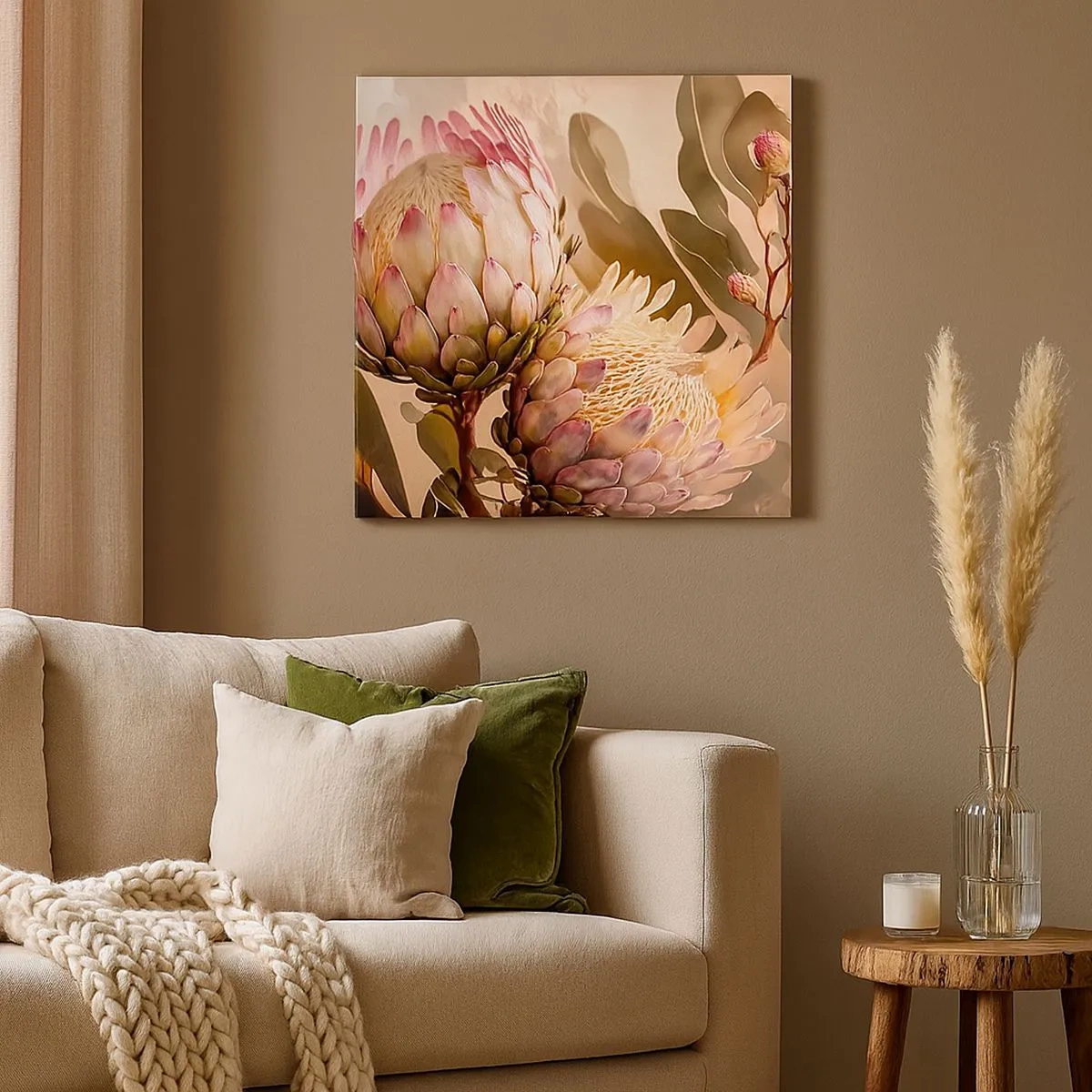 Quadro su tela - Stampe su Tela - Tenero abbraccio - 30x30 cm