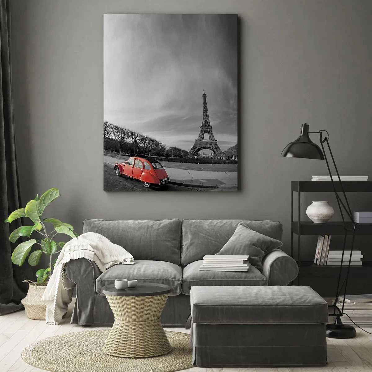 Quadro su tela - Stampe su Tela - Più parigine di Parigi - 45x80 cm