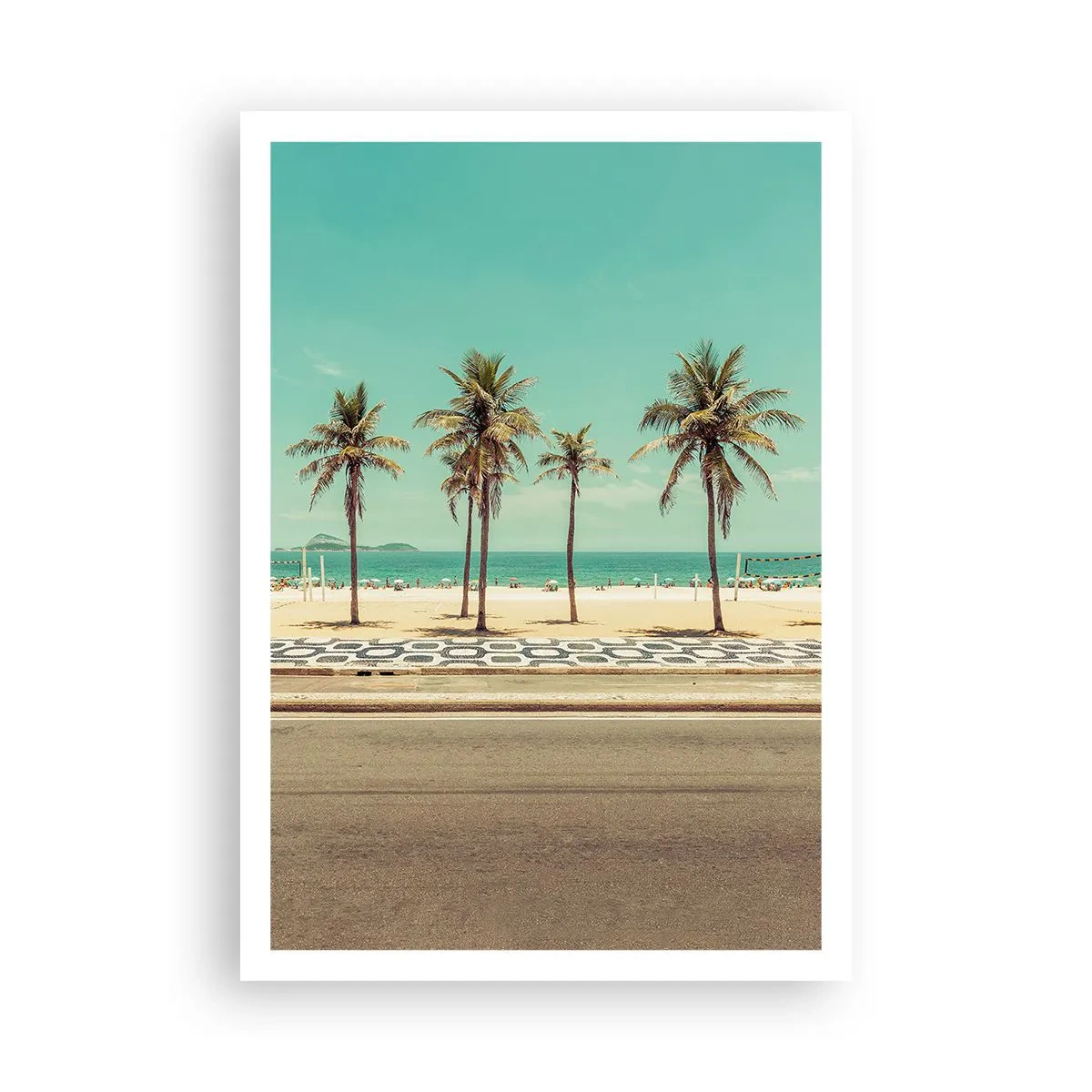 Poster - A guardia della spiaggia - 70x100 cm