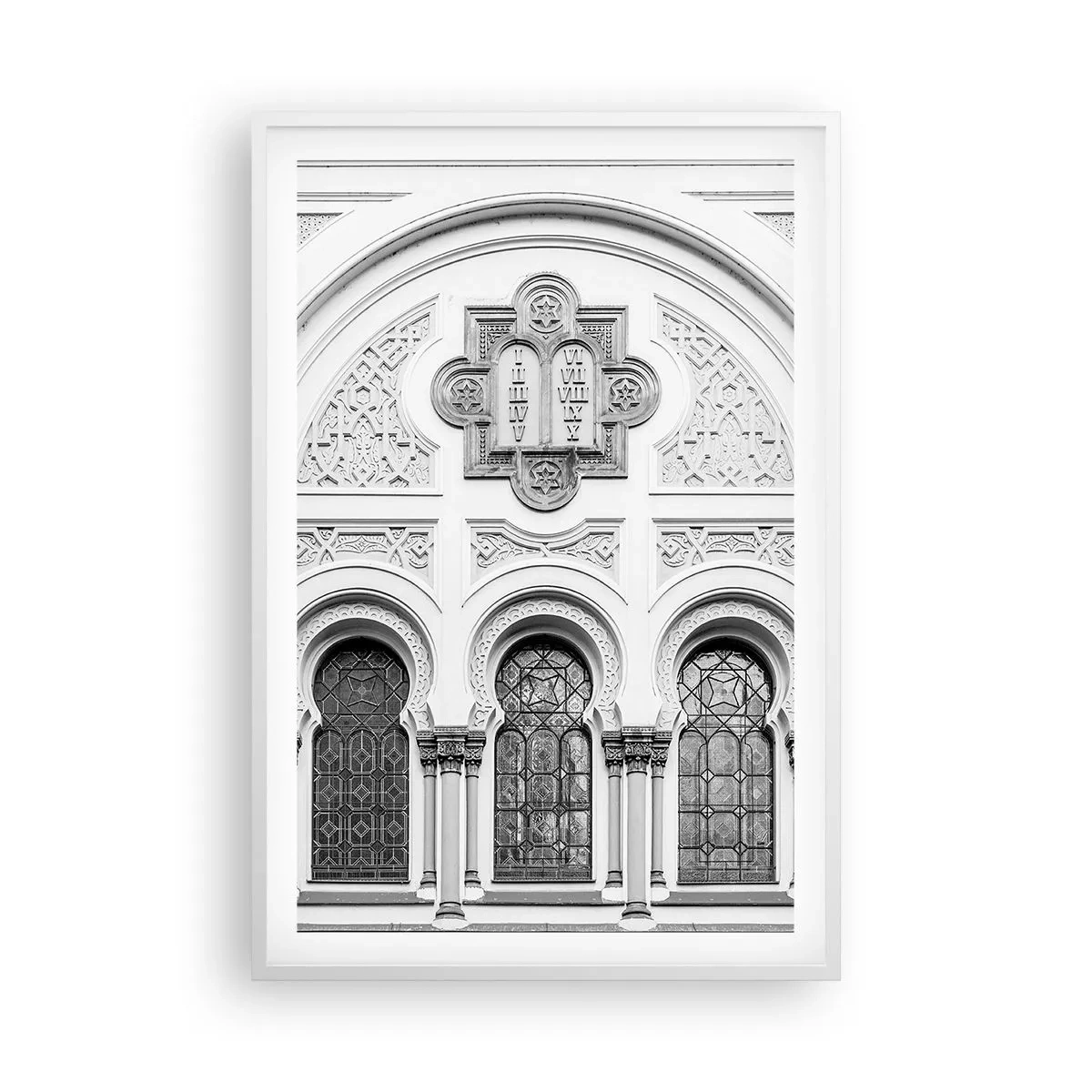 Poster in cornice bianca - Al confine delle culture - 61x91 cm